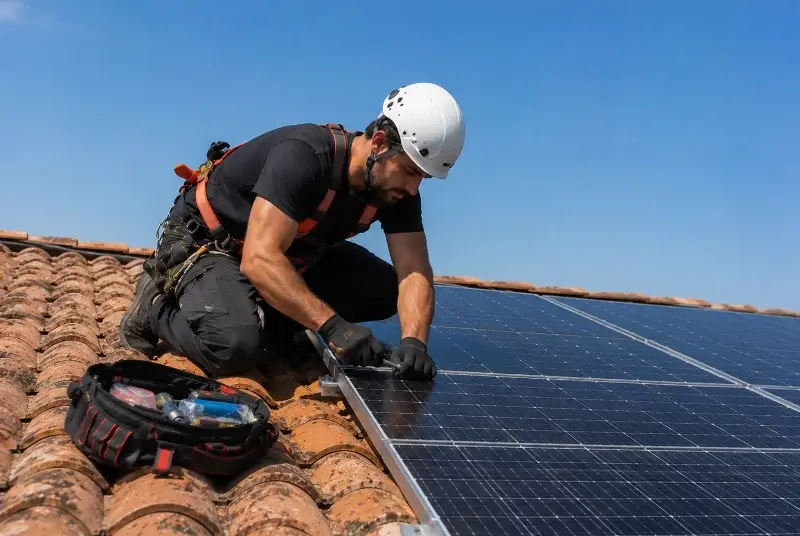 Maintenance et monitoring de panneaux solaires à Andoins